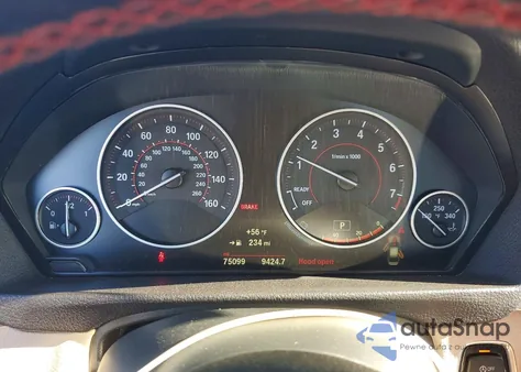 2016 BMW 328 I Sulev z USA, uszkodzony, nr VIN WBA8E9G59GNT88222